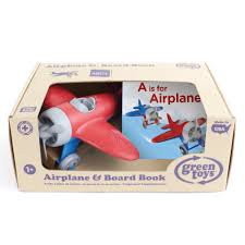 Green Toys - Airplane & Board Book Pack