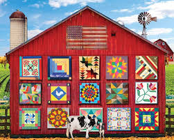 Jigsaw - Barn Quilts 1000 pc