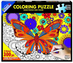Jigsaw - Butterfly Coloring 300 pc