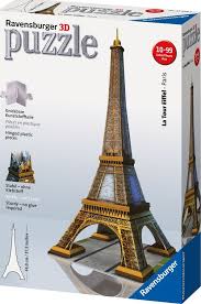 Jigsaw - 3D Eiffel Tower 216 pc