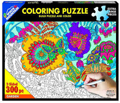 Jigsaw - Garden Coloring 300 pc
