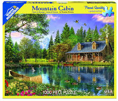 Jigsaw - Mountain Cabin 1000 pc