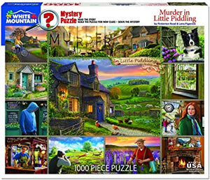 Jigsaw - Murder in Little Piddling Puzzle/Game 1000 pc