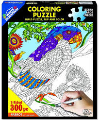 Jigsaw - Parrot Coloring 300 pc
